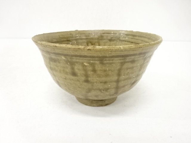 JAPANESE TEA CEREMONY / TEA BOWL CHAWAN / ASH GLAZE 